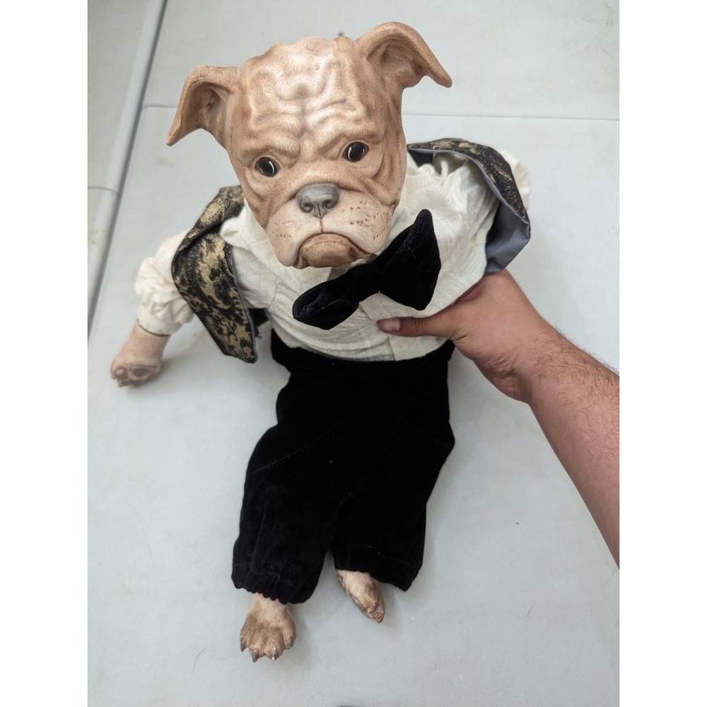 Realistic Bulldog  Donna Biddle 1993 Doll‎